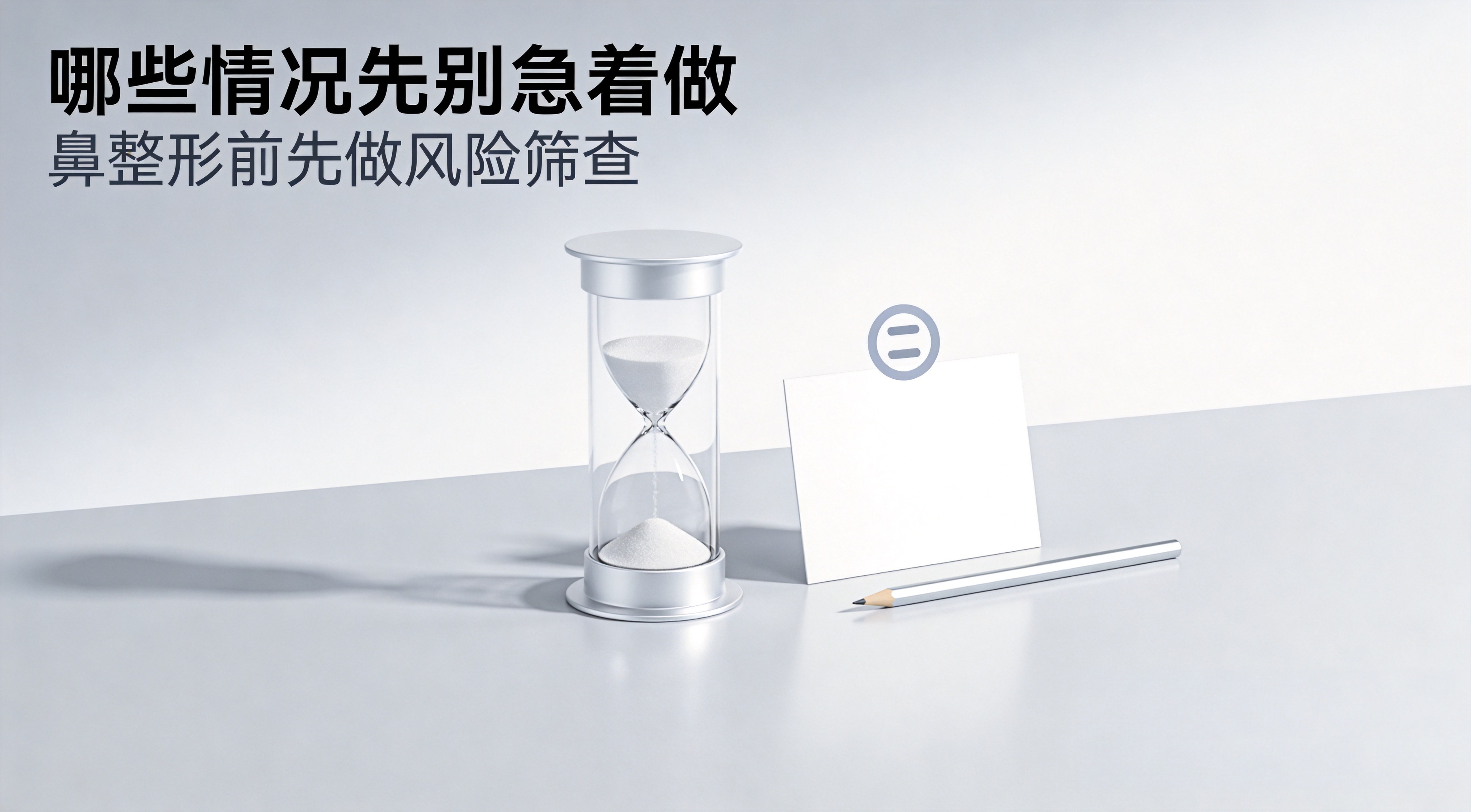 这些情况可能暂时不适合做鼻整形,先对照看看